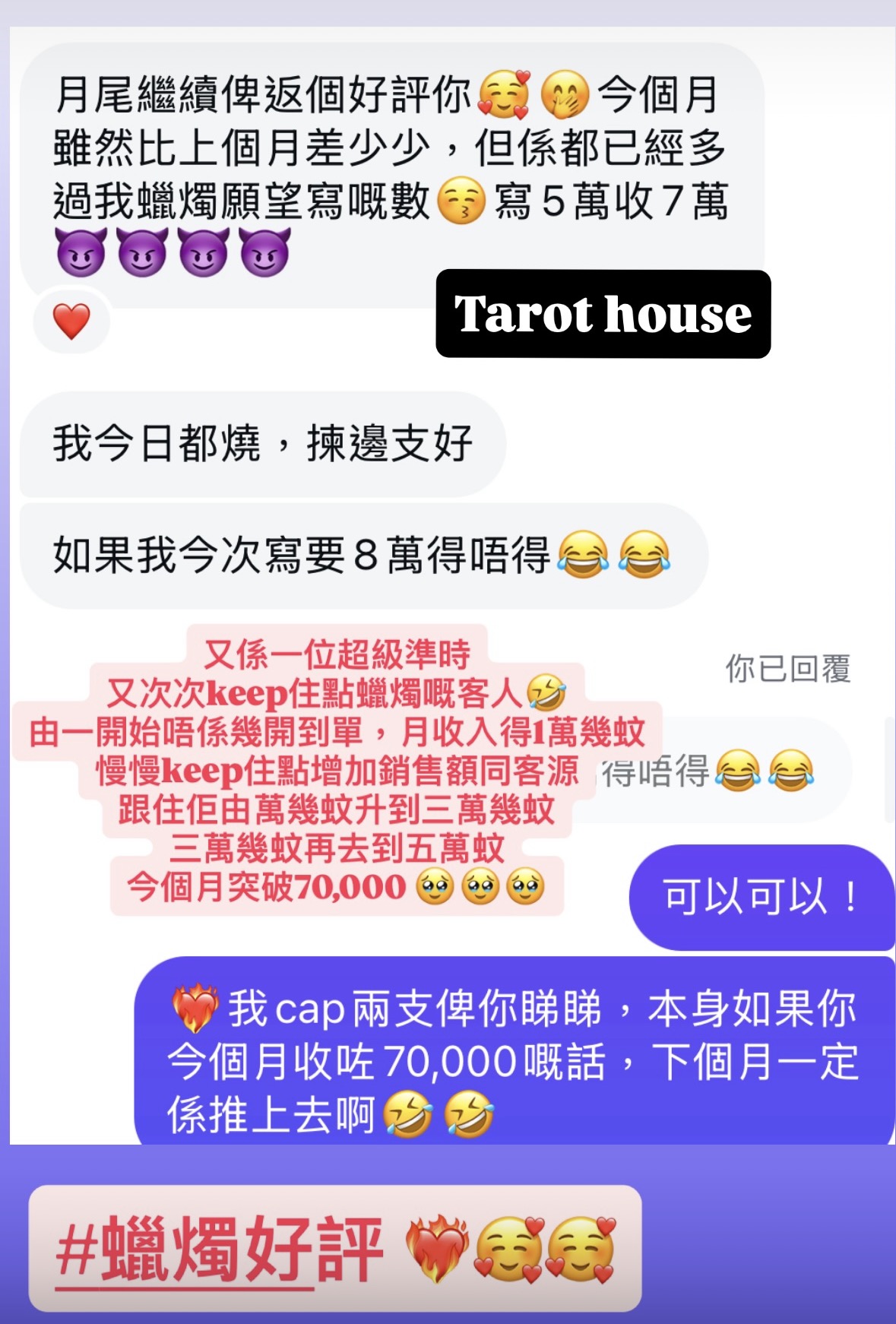 近期好評反饋